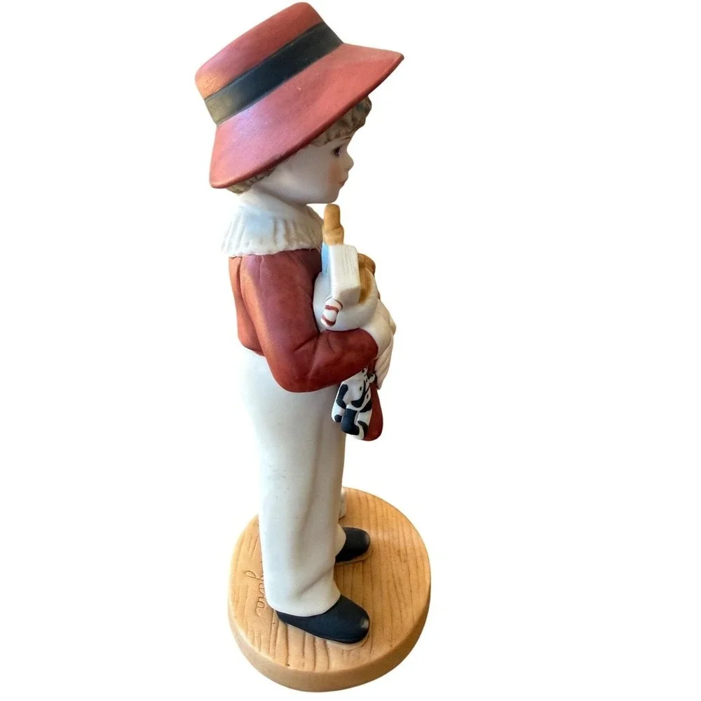 Jan Hagara Chris Figurine - Vintage Limited Edition Victorian Boy Christmas #284